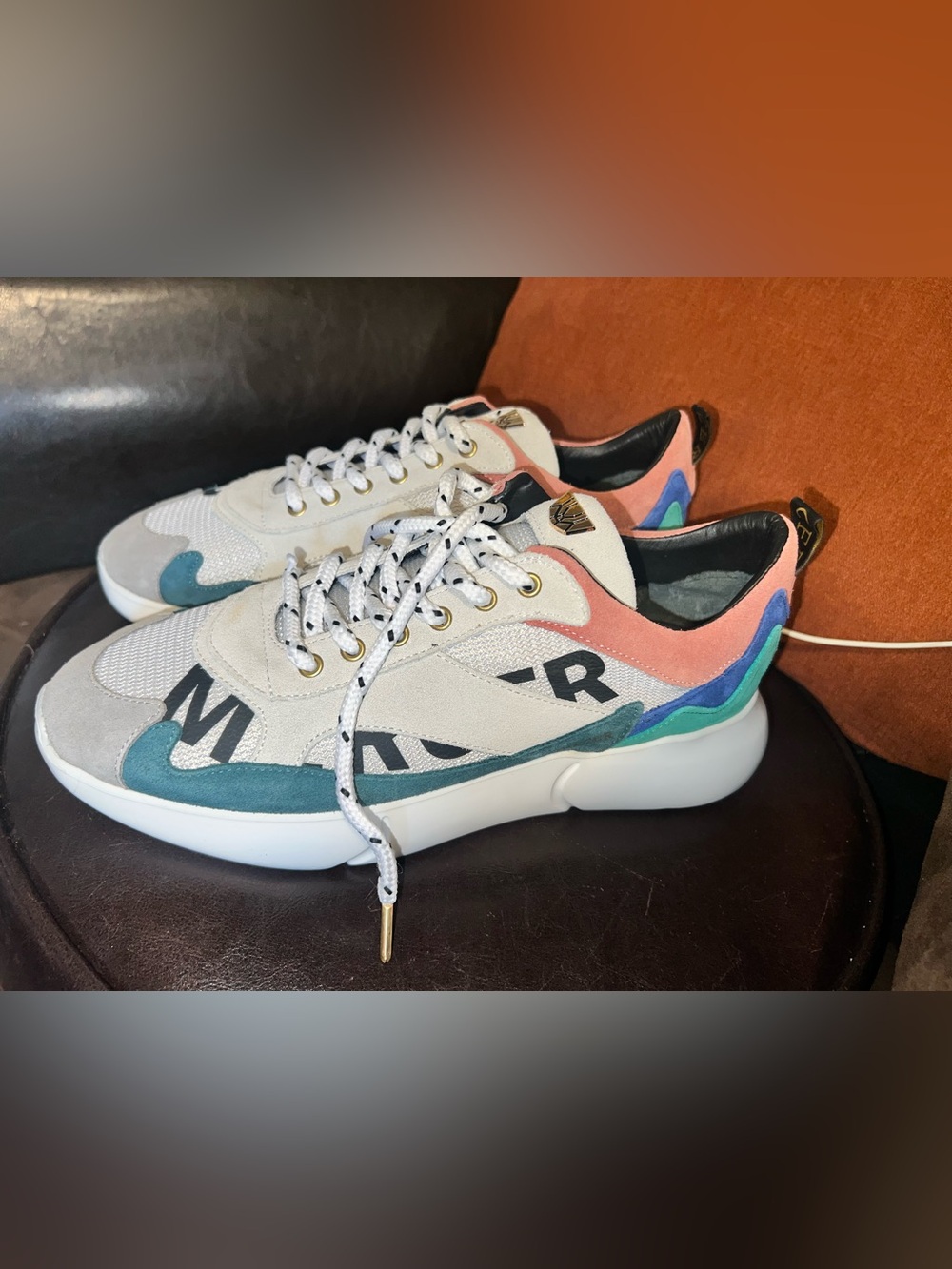 Mercer Amsterdam W3RD multi color suede men’s 44= 10.5